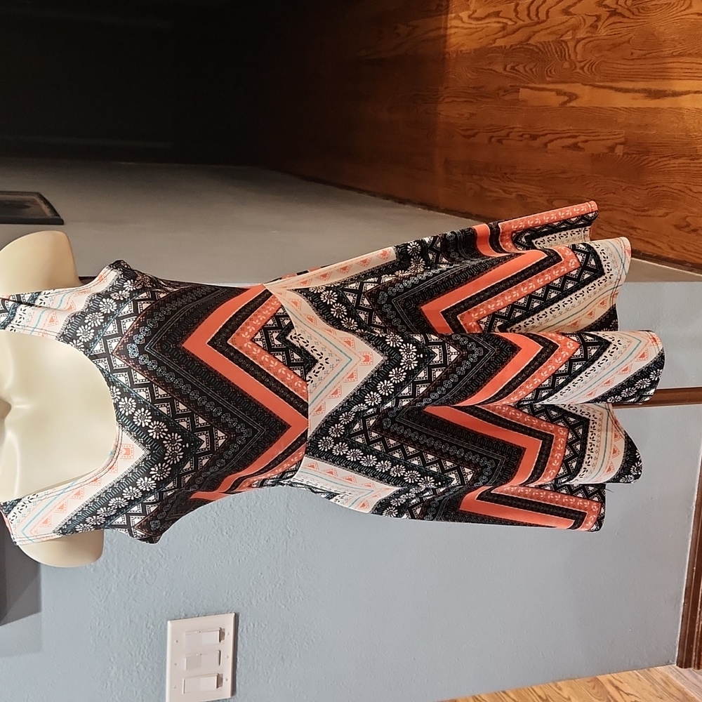 Beautiful patterned sleeveless dress